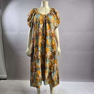 Sundry Size 0 Floral Print Maxi Dress in Multicolor R14